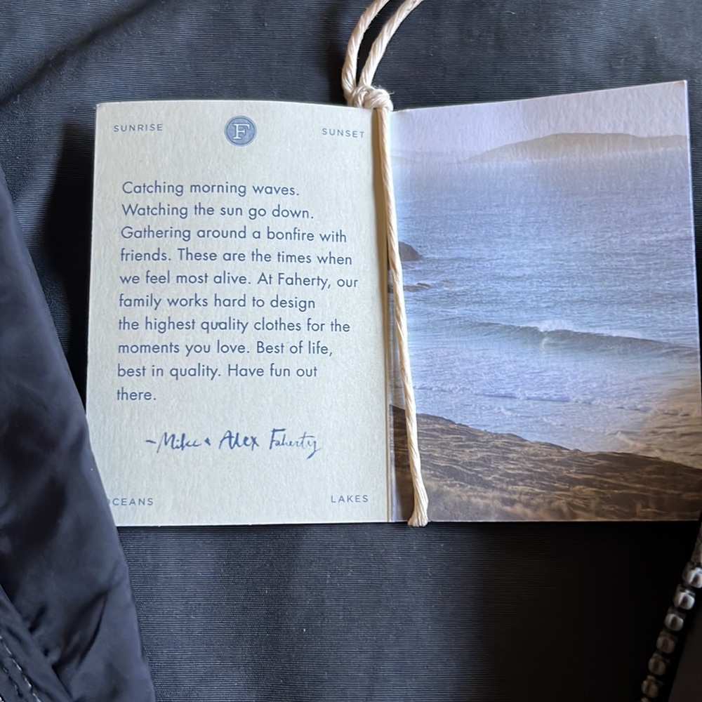 Faherty Men’s Jacket - Picture 3 of 4